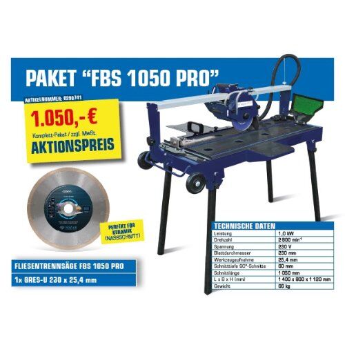  AGP Powertools Nozar Paket "FBS 1050 PRO" 12465665